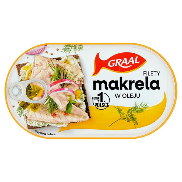 Graal Filety z makreli w oleju 170 g
