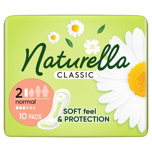 Naturella Classic Normal rozmiar 2 Podpaski ze skrzydełkami, × 10