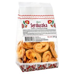 Grona Serduszka Ciastka z ciasta francuskiego 250 g