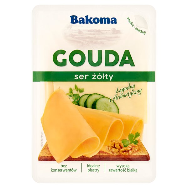Bakoma Ser żółty gouda 150 g