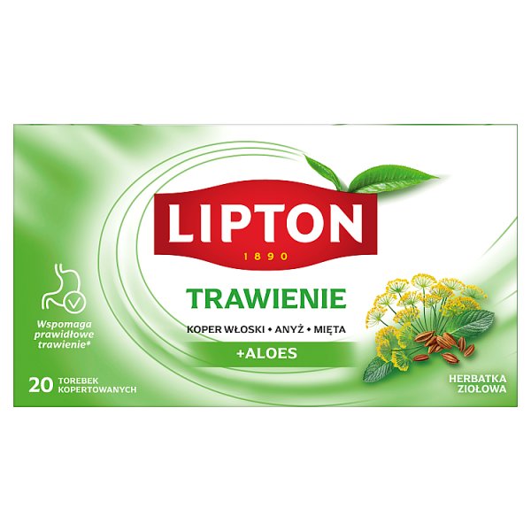 Lipton Herbatka ziołowa trawienie 38 g (20 sztuk)