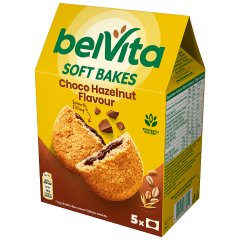 belVita soft bakes ciastka zbożowe z nadzienem truskawkowym miękkie ciastka zbożowe - 250 g