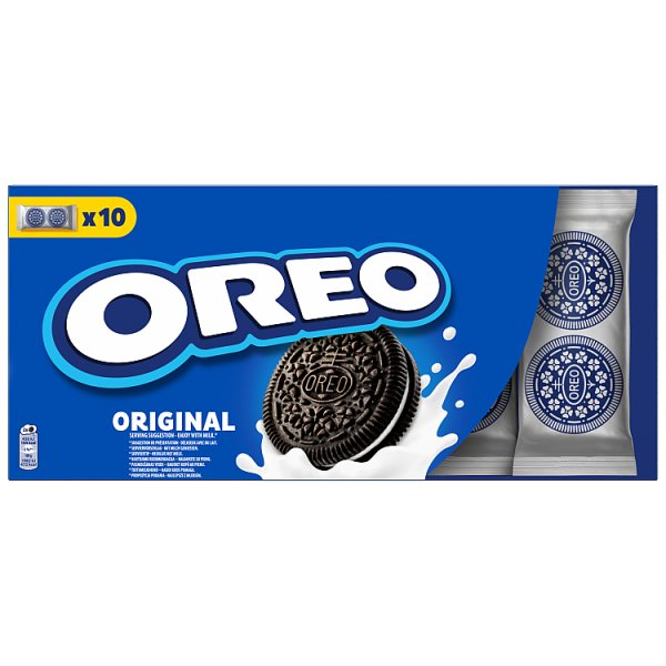 Oreo Original Ciastka kakaowe z nadzieniem o smaku waniliowym 220 g