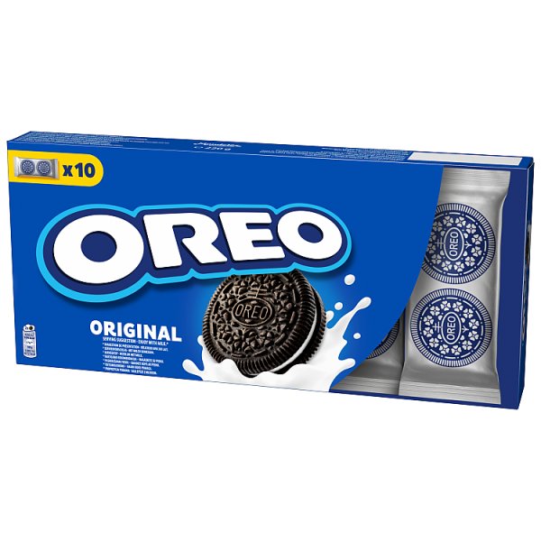Oreo Original Ciastka kakaowe z nadzieniem o smaku waniliowym 220 g