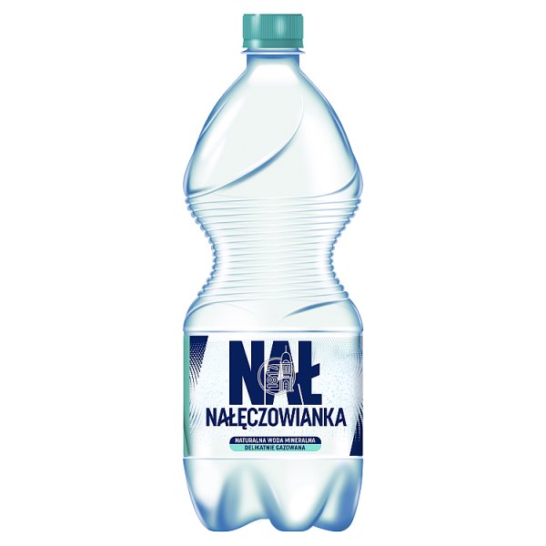 Woda lgaz Nałęczowianka mineralna 1l doliczana kaucja 50 gr 