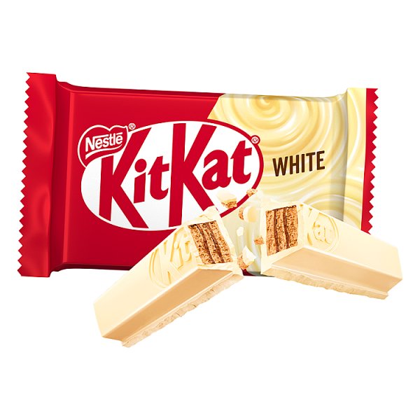 KitKat White Paluszki waflowe pokryte białą polewą 41,5 g
