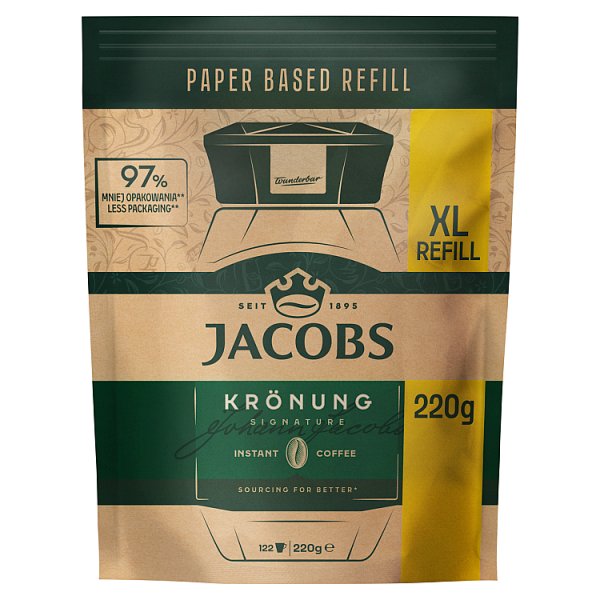 Jacobs Krönung XL Kawa rozpuszczalna liofilizowana 220 g