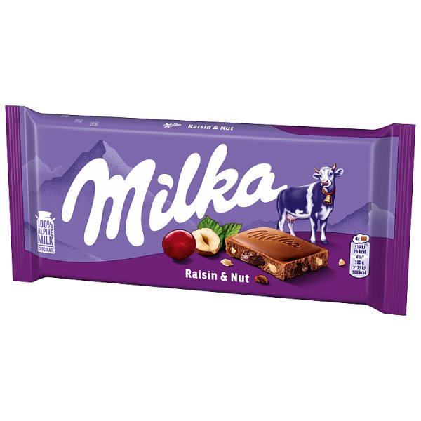 Milka Raisin &amp; Nut Czekolada mleczna 90 g