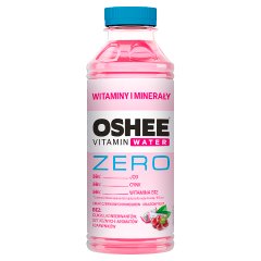 Napój wit Oshee vitamin water zero winogrona-dragonfruit doliczana jest kaucja 0,50 zł