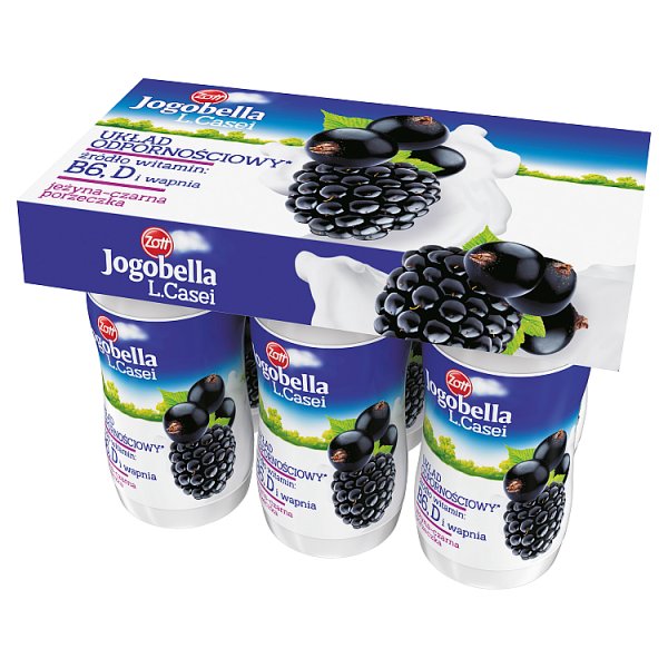 Zott Jogobella L. Casei Mleko fermentowane 600 g (6 x 100 g)