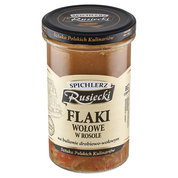 Spichlerz Rusiecki Flaki wołowe w rosole 470 g