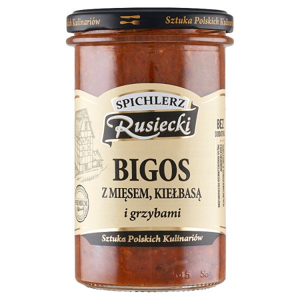 Spichlerz Rusiecki Bigos z mięsem kiełbasą i grzybami 470 g