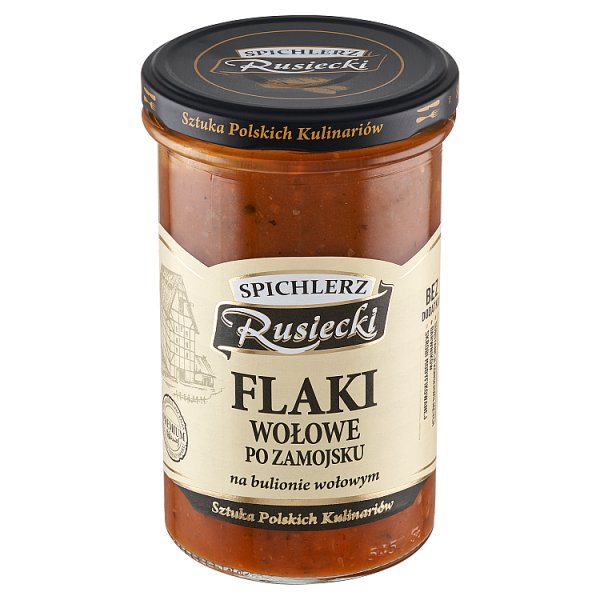 Spichlerz Rusiecki Flaki wołowe po zamojsku na bulionie wołowym 470 g