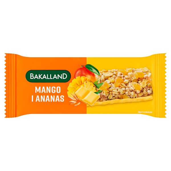 Bakalland Baton zbożowy mango i ananas 40 g