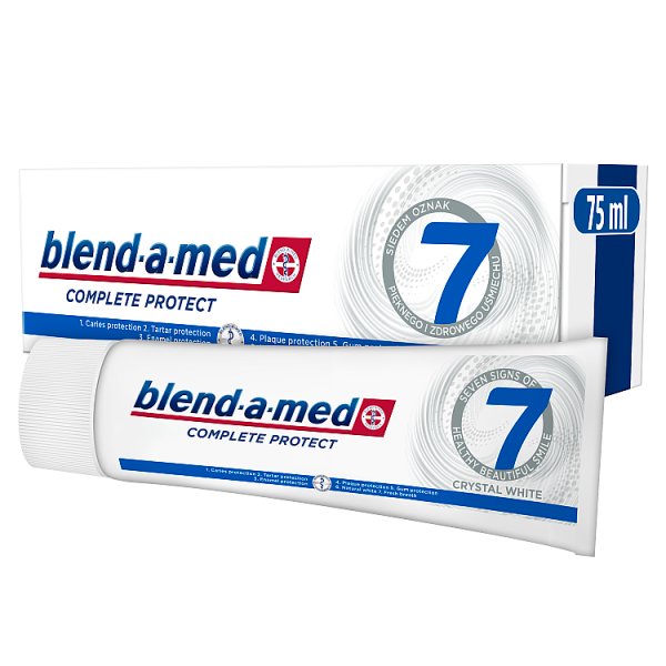 Blend-a-med Complete Protect 7 Crystal White Pasta do zębów 75ml