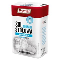 Prymat Sól stołowa jodowana drobnoziarnista 1 kg
