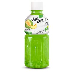 JumiJumi Napój melonowy z kawałkami galaretki kokosowej nata de coco 320 ml