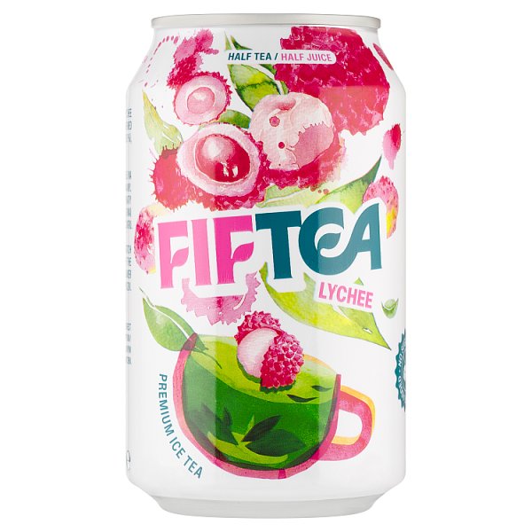 Fiftea Napój z czarnej herbaty parzonej na gorąco z sokiem z liczi 330 ml