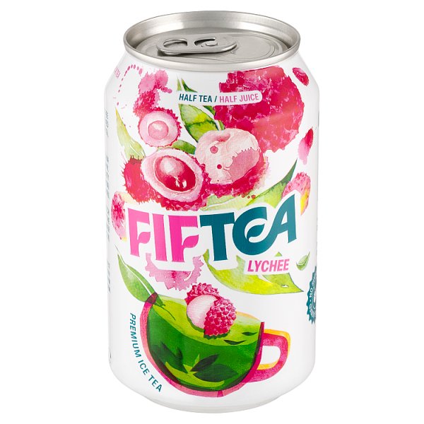 Fiftea Napój z czarnej herbaty parzonej na gorąco z sokiem z liczi 330 ml