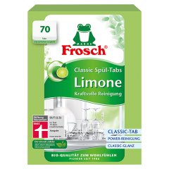 Frosch Limonkowe tabletki do zmywarki 1050 g (70 sztuk)