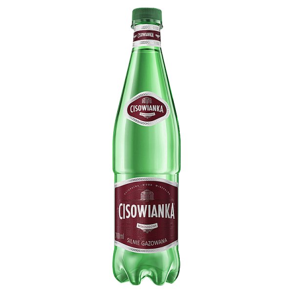 Cisowianka Naturalna woda mineralna silnie gazowana niskosodowa 700 ml