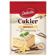Delecta Premium Cukier z dodatkiem wanilii 12 g