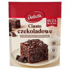 Delecta Duża Blacha Ciasto czekoladowe z belgijską czekoladą mieszanka do wypieku ciasta 670 g