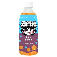 Bubble Bob Rich Peach Napój z czarną herbatą sokiem brzoskwiniowym i pękającymi kuleczkami 350 ml