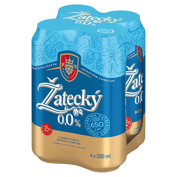 Žatecký Piwo bezalkoholowe 4 x 500 ml