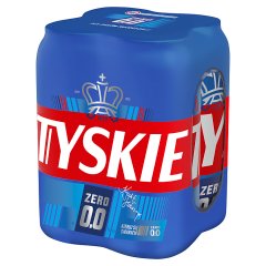 Piwo Tyskie 0,0% 4x500ml + kaucja 3 zł 