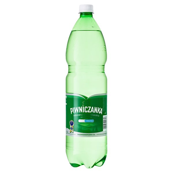 Woda lgaz Piwniczanka mineralna 1,5l doliczana jest kaucja 50 gr 