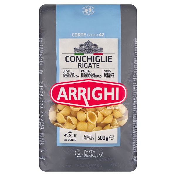 Arrighi Makaron conchiglie rigate 500 g