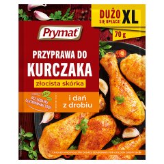 Prymat Przyprawa do kurczaka złocista skórka i dań z drobiu 70 g
