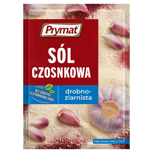 Prymat Sól czosnkowa drobnoziarnista 40 g