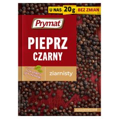 Prymat Pieprz czarny ziarnisty 20 g