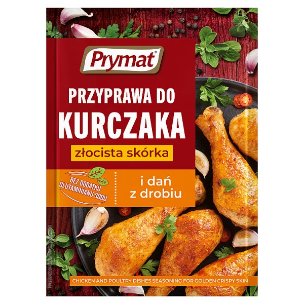 Prymat Przyprawa do kurczaka złocista skórka i dań z drobiu 30 g