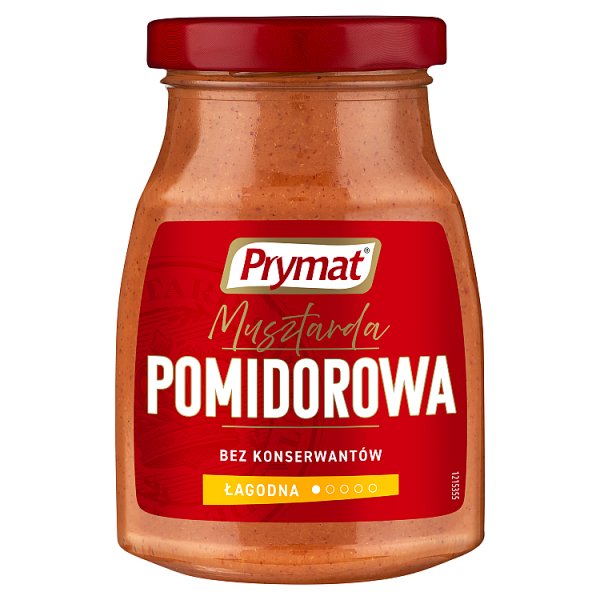 Prymat Musztarda pomidorowa 185 g