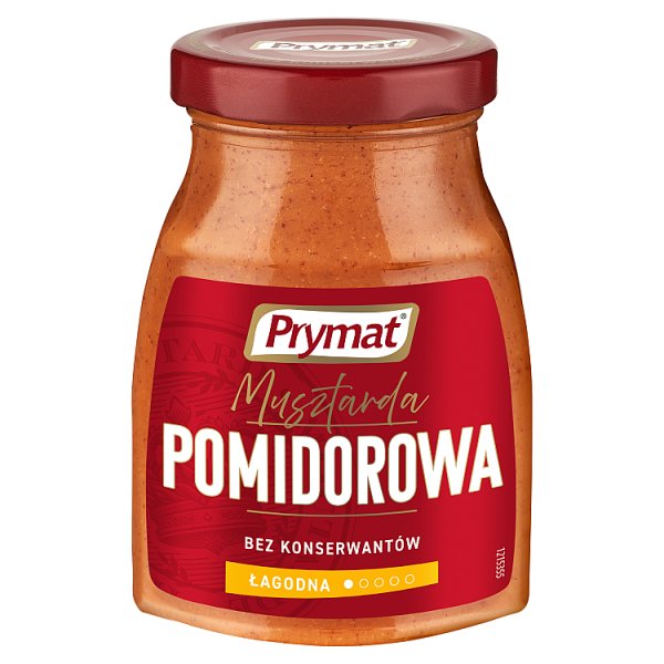 Prymat Musztarda pomidorowa 185 g