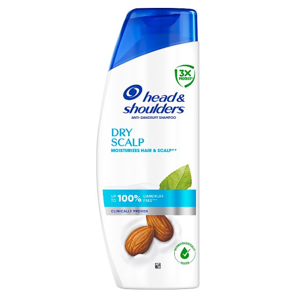 Head &amp; Shoulders Dry Scalp Szampon Przeciwłupieżowy 400 ml. Zwalcza Nadmiar Sebum i Swędzenie