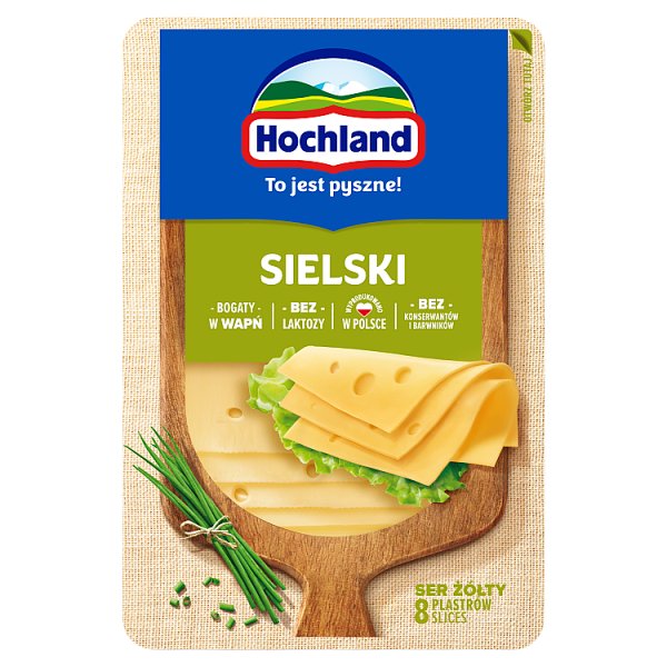 Hochland Ser żółty sielski w plastrach 135 g