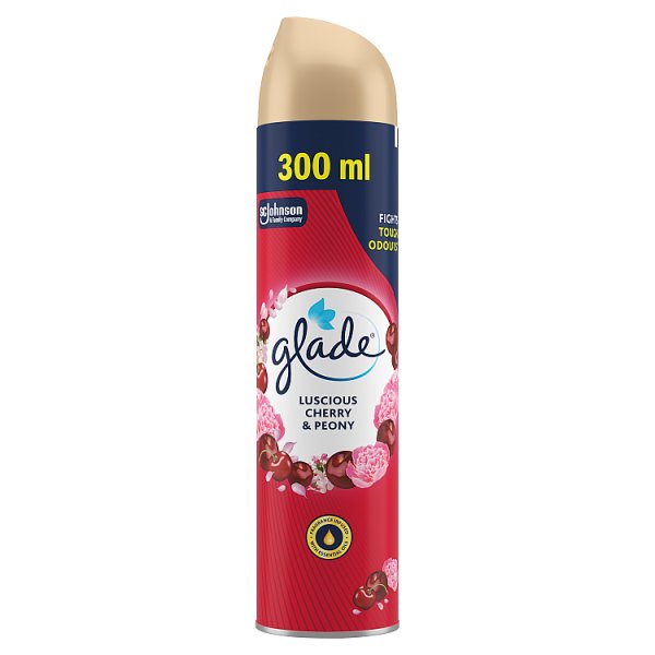 Glade Luscious Cherry &amp; Peony Odświeżacz powietrza w aerozolu 300 ml