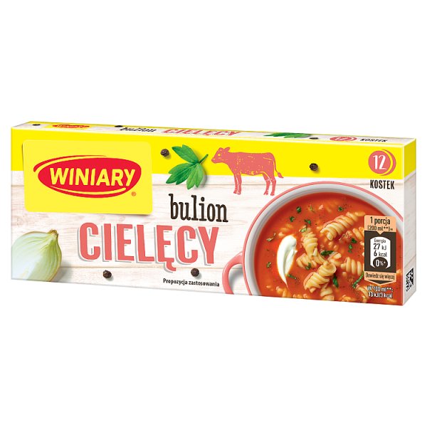 Winiary Bulion cielęcy 120 g (12 sztuk)