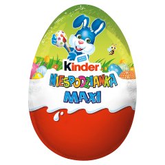 Kinder Niespodzianka Maxi Pusta figurka z mlecznej czekolady z niespodzianką 100 g