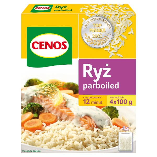 Cenos Ryż parboiled 400 g (4 x 100 g)