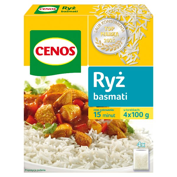 Cenos Ryż basmati 400 g (4 torebki)