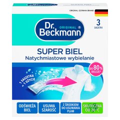 Dr. Beckmann Proszek super biel natychmiastowe wybielanie 3 sztuki