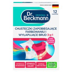 Dr. Beckmann Chusteczki zapobiegające farbowaniu i wyłapujące brud 3 w 1 12 sztuk