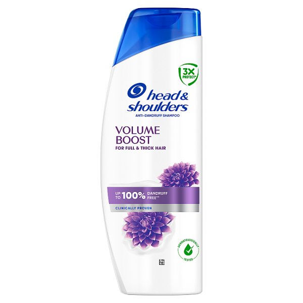 Head &amp; Shoulders Volume Boost Szampon Przeciwłupieżowy 400 ml. Zwalcza Nadmiar Sebum i Swędzenie