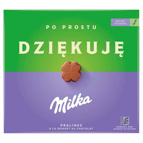 Milka Czekoladki mleczne z nadzieniem kakaowym 110 g