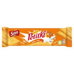San Petitki herbatniki z dodatkiem mleka i miodu - 144 g